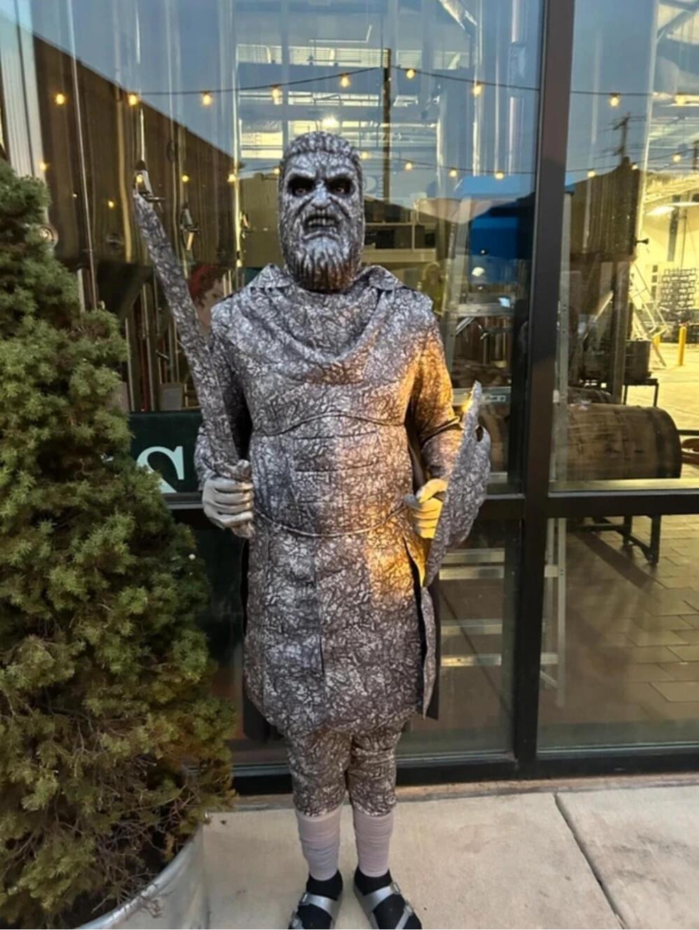 California Costumes Turned to Stone Men's Statue Halloween Costume